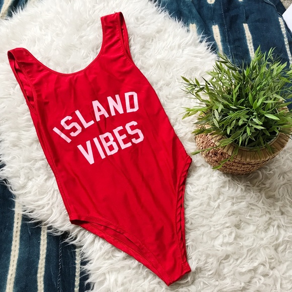 Canis Other - Canis | Island Vibes One Piece Swim Red